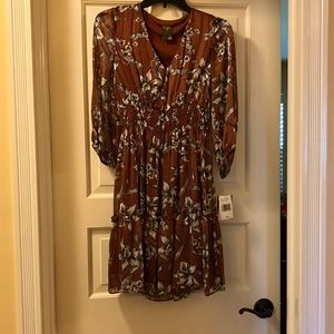 Flouncy fall colors dress